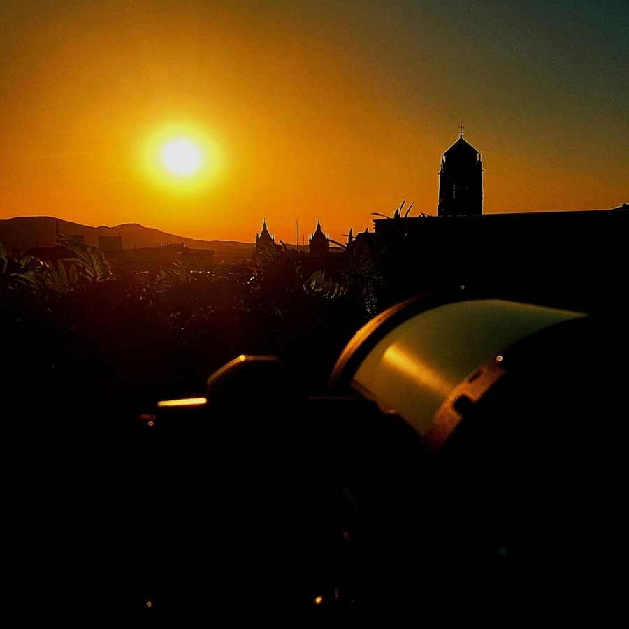 Puesta de sol en Almodóvar del Campo