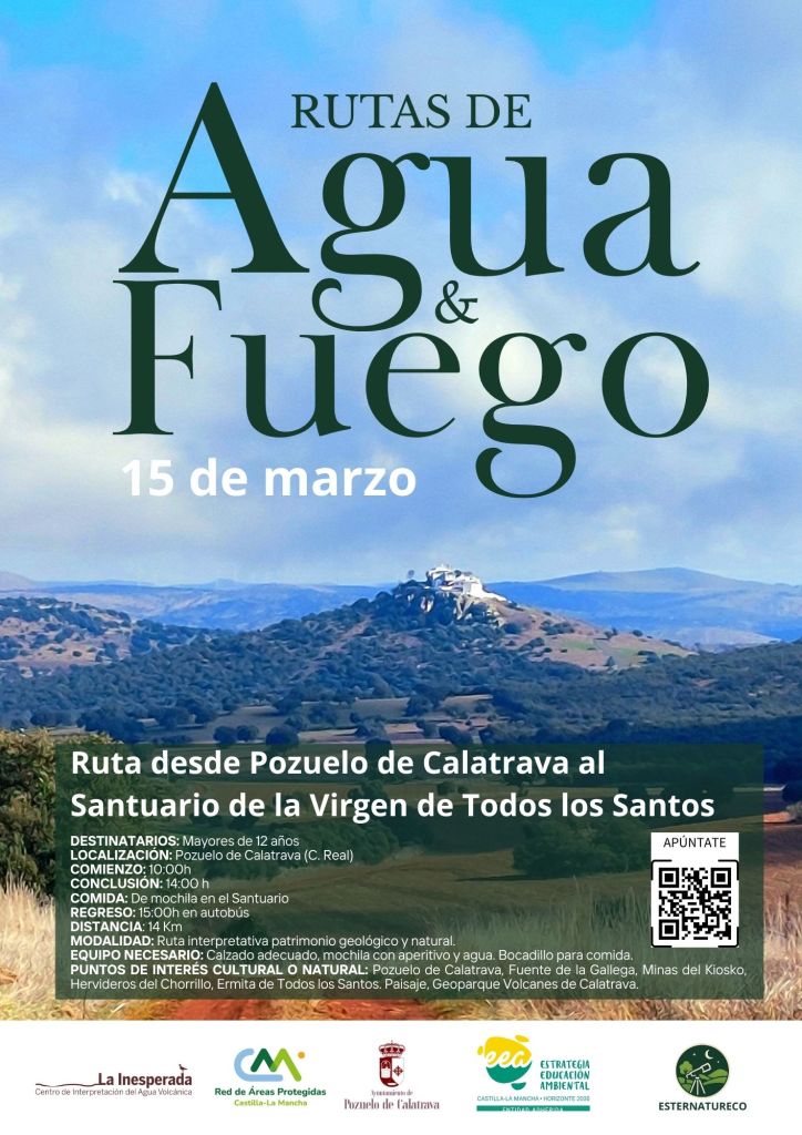 Rutas de agua y Fuego en Pozuelo de Calatrva
